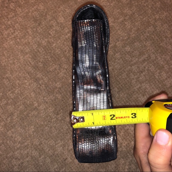 Kelly Wynne Cloud 9 Clutch Metallic Snakeskin - Picture 4 of 9